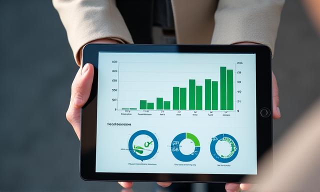Graphical charts showing email ROI and engagement metrics