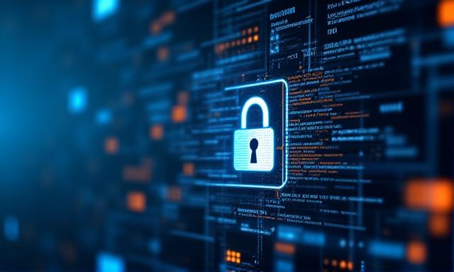 Secure data protection illustration